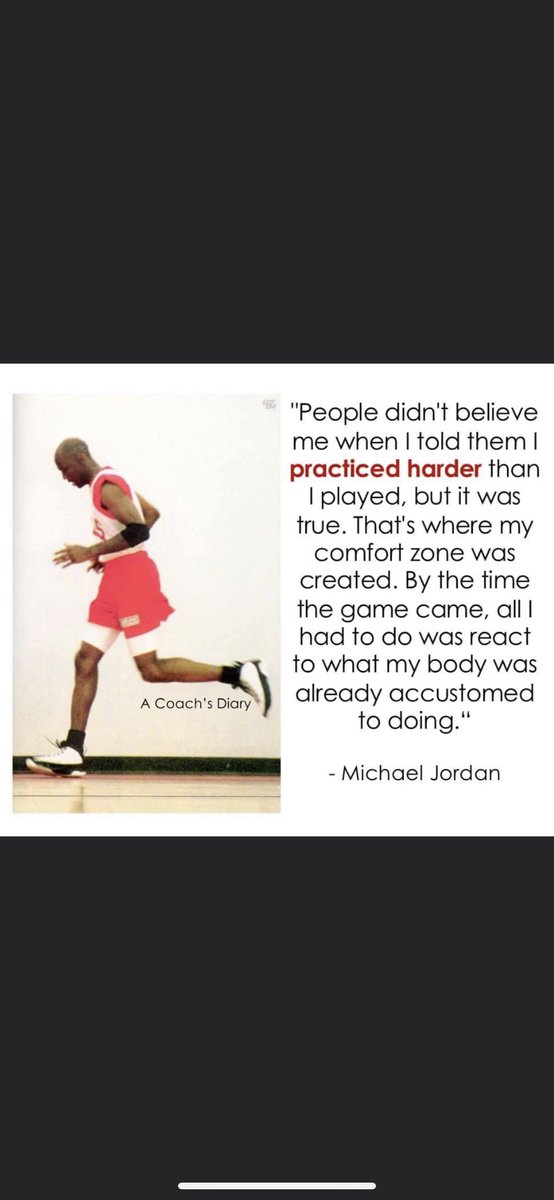You play like you practice. Dialed in all week!