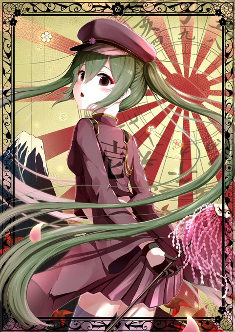 初音ミク 千本桜 イラスト かわいい