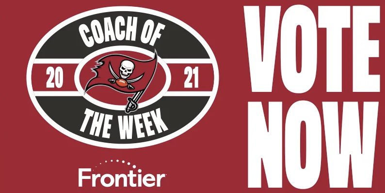 DOORANTFOOTBALL's tweet photo. 🔥🔥Attn: Coach Varnum has been nominated as the Buccaneers High School Coach of the week!! Voting opens tomorrow at 9am! Use the link below!! The program will receive $2,000 🔥🔥

https://t.co/rzFHHX8oEJ https://t.co/rP4JdgPn7o