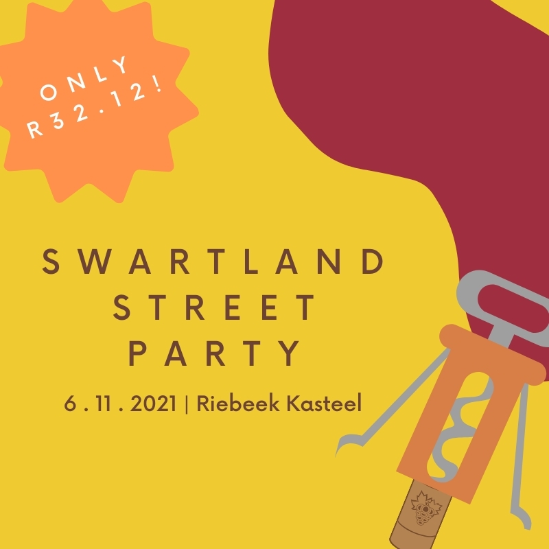 We're going to be pouring some wine to say THANK YOU for your ongoing support during the madness of the last 21 months! For the price of two liters of milk, you can taste wine with us and 20+ of our neighbours and friends. Tickets available on Quicket 
quicket.co.za/.../154677-swa…...