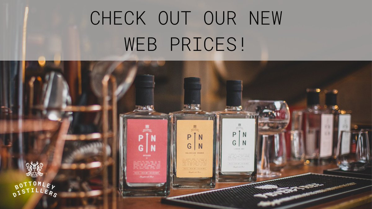 ✨IMPORTANT ANNOUNCEMENT✨
Great news! Now that we’re in our new production facility we are able to lower our website prices permanently... check them out for yourself at bottomleydistillers.co.uk