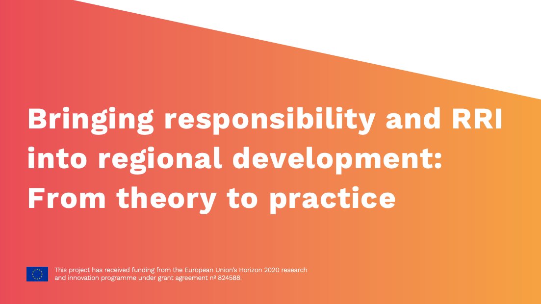 The SeeRRI Final Conference “Bringing RRI into into regional planning: from theory to practice” booklet is now available for download. 

Find how The SeeRRI Way addressed solutions to territory's challenges by #RRI. 

👇 BOOKLET DOWNLOAD
bit.ly/3jcEgjW

#H2020 #SWAFS