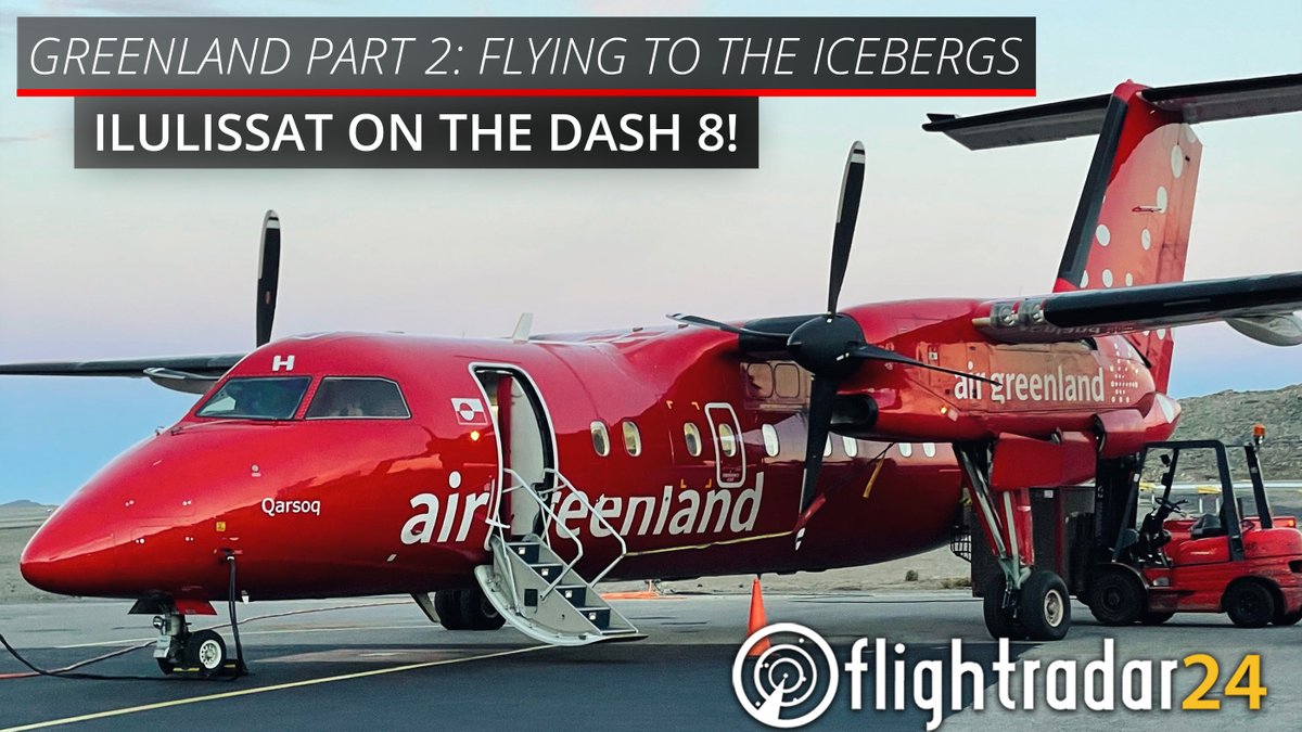 Greenland Part 2: Flying to the Icebergs | Ilulissat on the Dash 8!