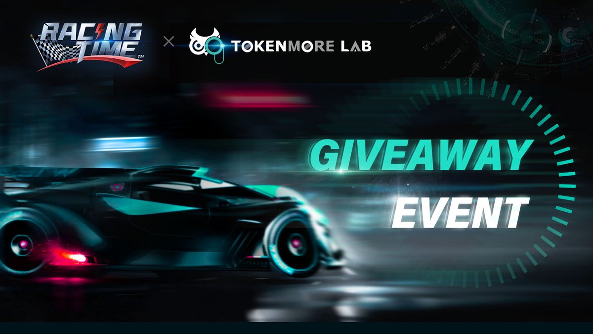 TokenMoreDAO's tweet photo. 🔥TokenMore Lab x RacingTime #Giveaway Event🎉

🎁200 limited edition racing car skins 
🎁100 #FLOW tokens 

- Follow @TokenMore &amp; @RacingTime_now
- RT and @ three friends
- Join https://t.co/Sx8fR4rRks
- Fill out the Google sheet.https://t.co/QKFQGSd3aV

#onflow https://t.co/Vb8LPEd7xq