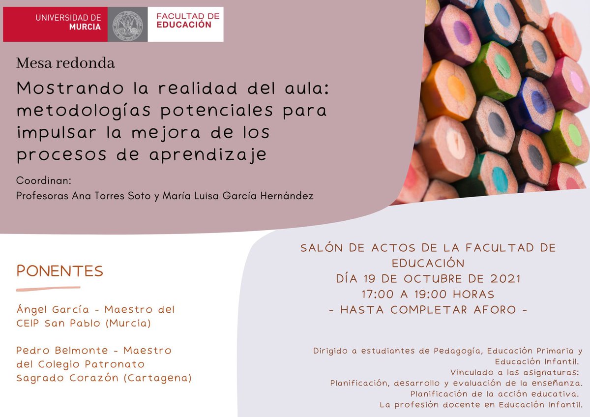 peter558ct's tweet photo. Mañana tengo el placer de estar a la facultad de @EducacionUm de la @UMU , para compartir realidad de aula y metodologías. Volver al lugar donde me formé me llena de alegría 😃.Acompañado del maestro @ANGELMARIAGAR14 de @innovaedum @direcmur https://t.co/V3ucez9zE5