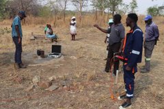 Situating of solar powered boreholes for Nutritional Community Gardens