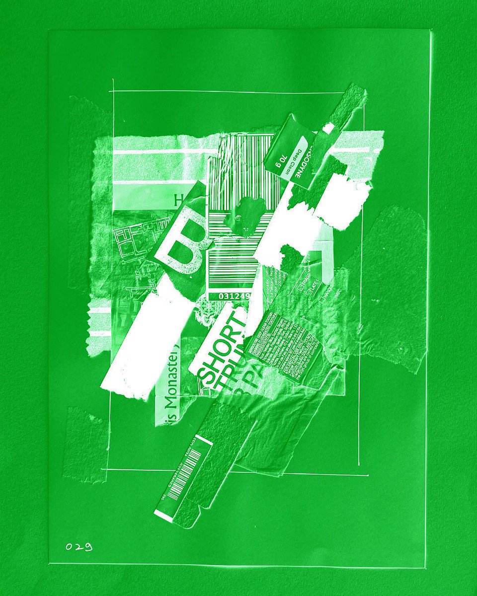 pradhyumnkag's tweet photo. abstract typography poster with luggage tag and cloth label,
white and green looking good

—
#collage #typography #typeposter #abstractposter #graphicdesign #poster https://t.co/PQUlyIOPxu