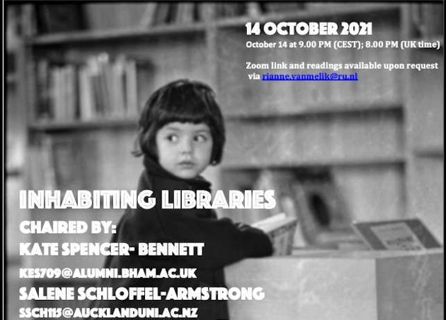 KateSpenBen's tweet photo. Thanks to Rianne van Melik, @saleneschloffel and to the Library Reading Group for the conversation https://t.co/5LIfHQeJQe