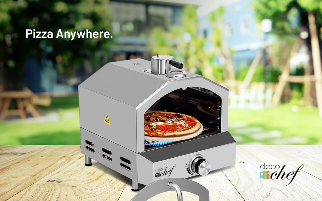 BUYDIG's tweet photo. Meet the NEW Deco Chef 2-in-1 Propane Gas Pizza Oven &amp; Grill! Bake and cook your favorite meals with the turn of a dial https://t.co/4si2kfqYco #decochef https://t.co/rCfgqptHn3