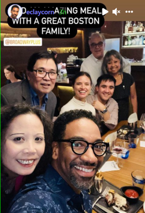 It was a great evening with @Eclaycorn who has both amazing talent and a thoughtful and generous personality.