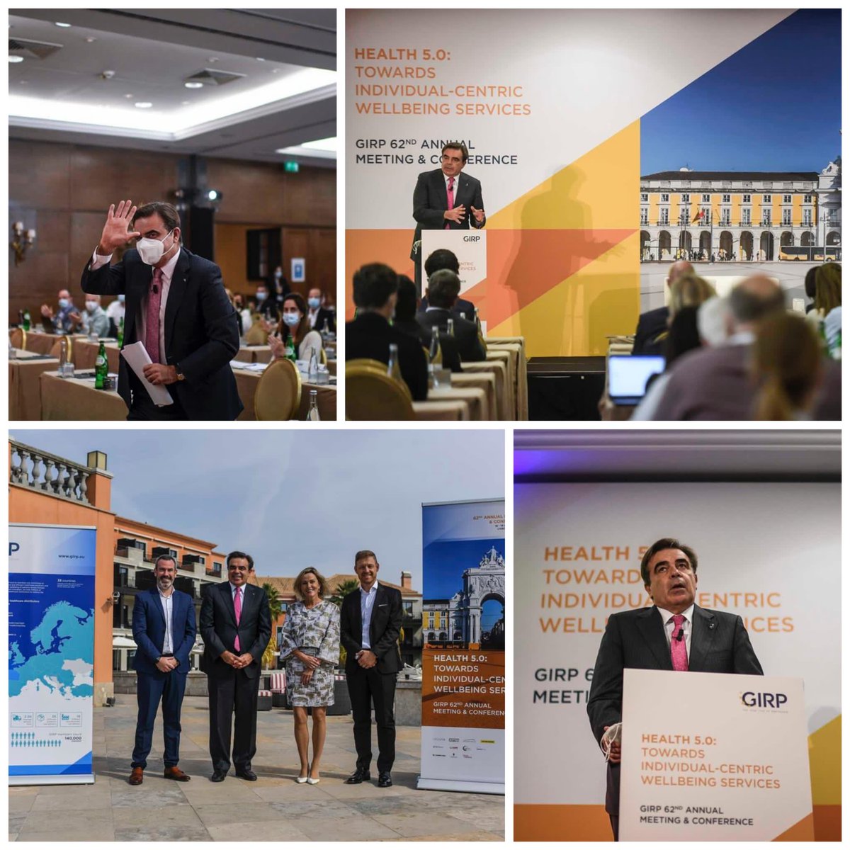 MargSchinas's tweet photo. Opened @GIRPBrussels Annual Assembly in Lisbon.

Healthcare distributors a key-partner during EU’s pandemic response. 

Important news today : 
✔️one billion vaccines exported
✔️591 million certificates by 43 countries 

EU faces its post-pandemic future with  hope and confidence https://t.co/lBEsGa74G3