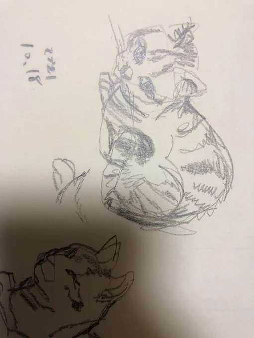 猫クロッキー 