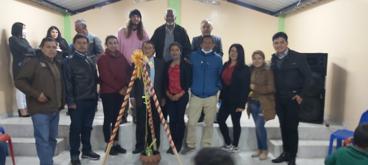 HaileySteath's tweet photo. Meeting with the people in Huaca and laid corner stone for housing project. Also provided training on BeesSocial enespanol. https://t.co/pCmiHEuDdZ