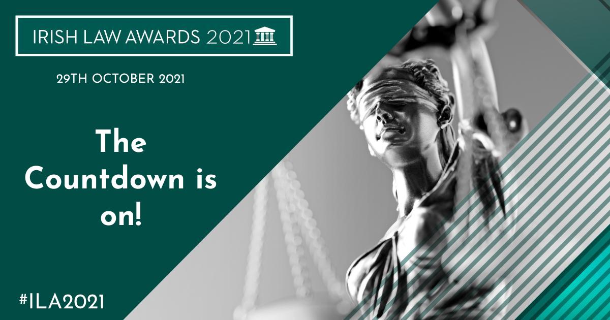 IrishLawAwards's tweet photo. Have you booked your tickets to this year's Irish Law Awards? It is now only two weeks until this year's event. 

Join us for a night to remember by booking your tickets here: https://t.co/XuOl7uxXed

We cant wait to welcome you back! 

#ILA2021 https://t.co/9N4W7790mx