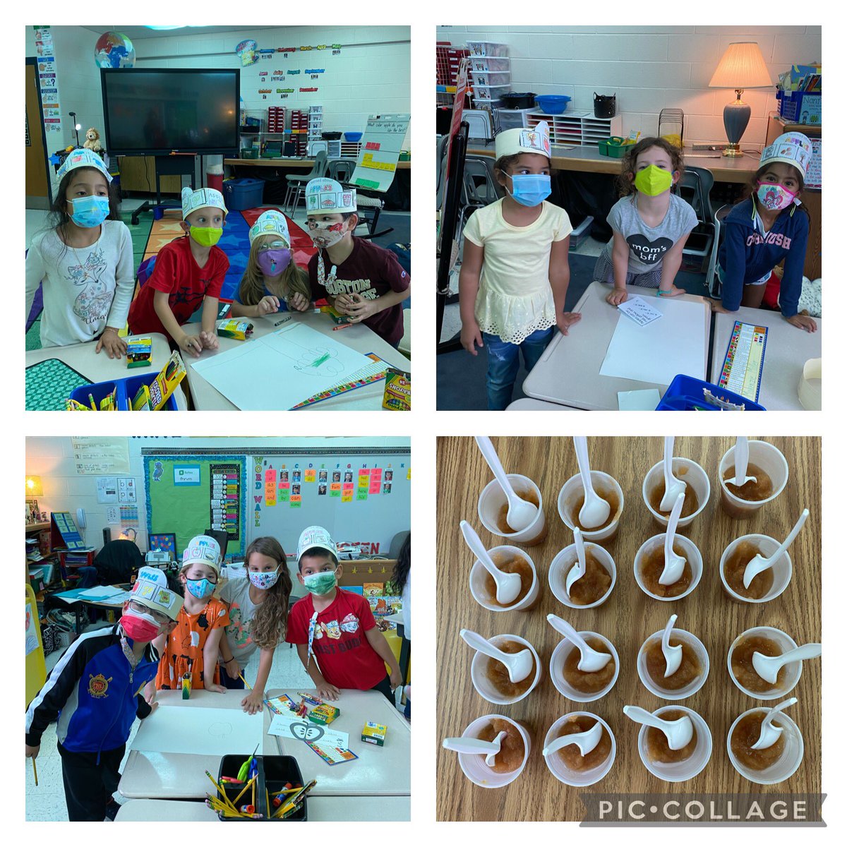 FHRsFABFIRSTIES's tweet photo. 1st graders loved learning about the function &amp; parts of plants.  We applied our learning with a focus on apples and had an Apple Day!  Making applesauce was a big hit! https://t.co/7BXVnnDLu6