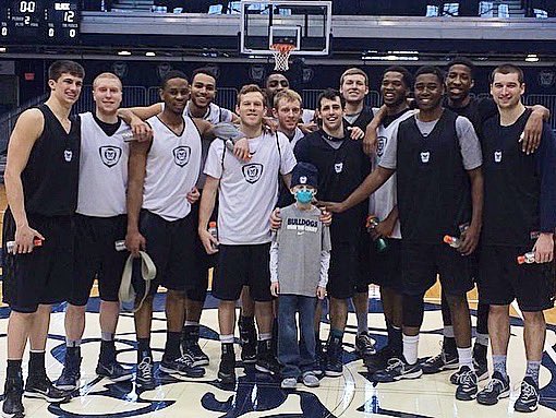 I called in an assist to welcome our first admit to the Class of 2026 this morning. When Parker Adams was battling cancer at age 10, he was “adopted” by Alex Barlow and the Butler Basketball team. Parker is now cancer-free and his dream to go to Butler has come true. #ButlerBound