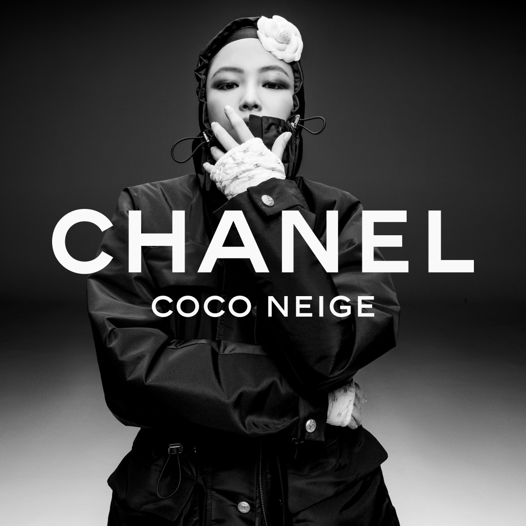 CHANEL's tweet photo. The CHANEL Coco Neige 2021/22 collection is embodied by artist and House ambassador JENNIE in a campaign photographed by Inez &amp; Vinoodh.
Now available in a selection of boutiques.
#CHANELCocoNeige #CHANEL