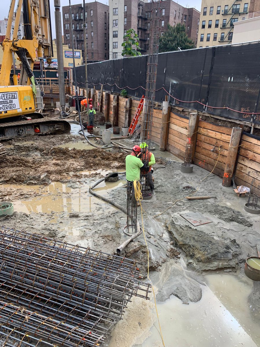 Installing cages for caissons in NYC

#nyconstruction #publiceducation #deepfoundation #piledriving #pilefoundation #caisson #caissonfoundation #rebar #cage #rebarcage #caissoncage