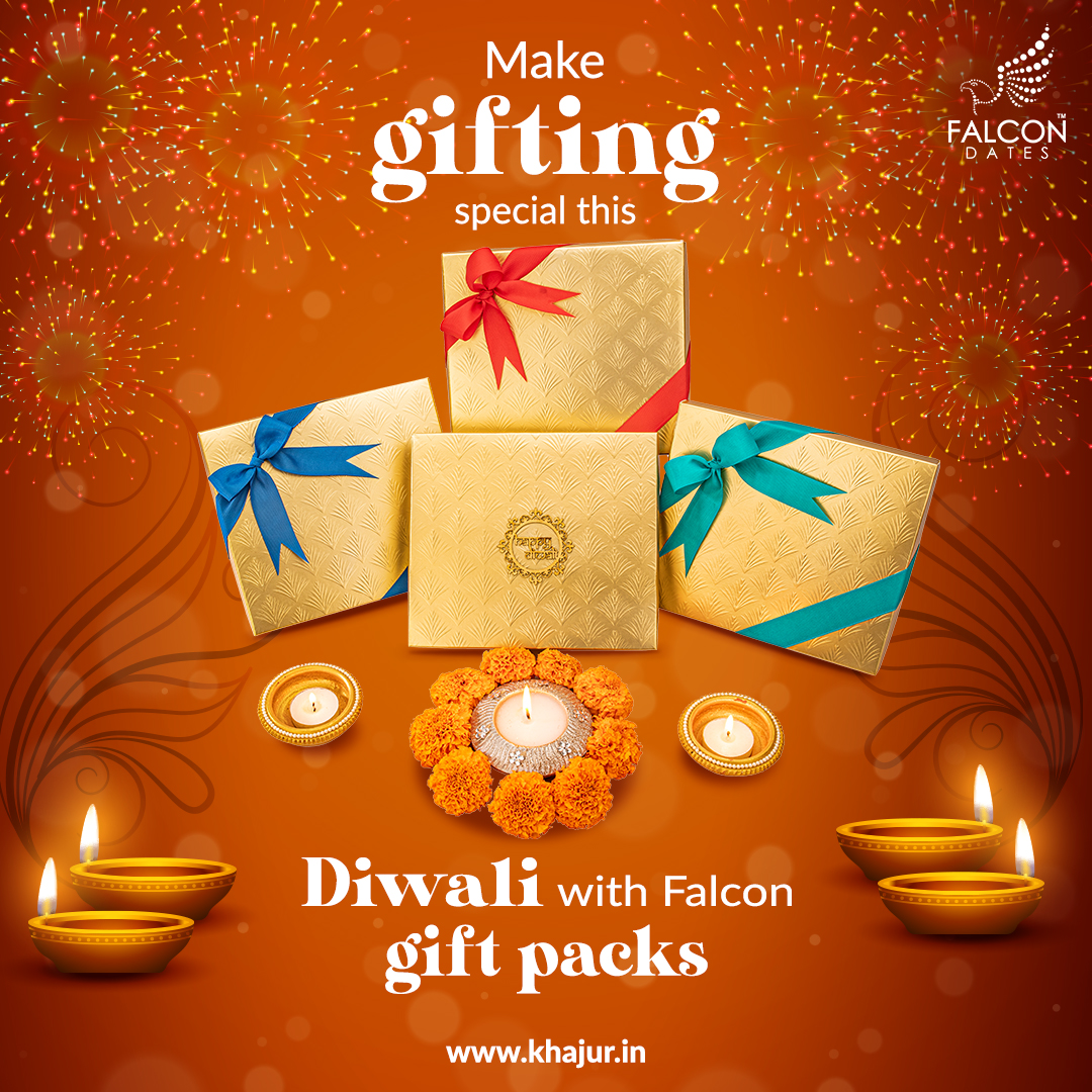 FalconDates's tweet photo. The magnificent festival of lights is more vibrant with a gift of pure #sweetness and nourishment like that of #FalconDates. Make your loved ones feel special this #Diwali with Falcon's exquisitely crafted wide range of #GiftPacks!
Order Now at https://t.co/I6XbPTQwKw https://t.co/Zl9tEn28wp