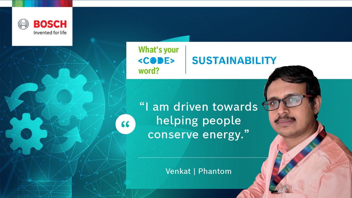 BoschSoftware's tweet photo. #Whatsyourcodeword is a series of associates stories from #RBEI on how the codes they write impact lives. Jai Venkat Krishna H #codes for #PhantomEdge to help businesses monitor and optimise their energy consumption in real-time. https://t.co/CPKa9pKIZu https://t.co/hk11pP6RUi