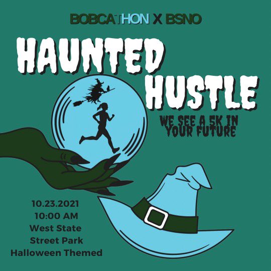 We are hosting a Haunted Hustle 5k Run/Walk this Saturday! Sign up using the link in our bio and come dressed in your Halloween costume!! Check in starts at 9!