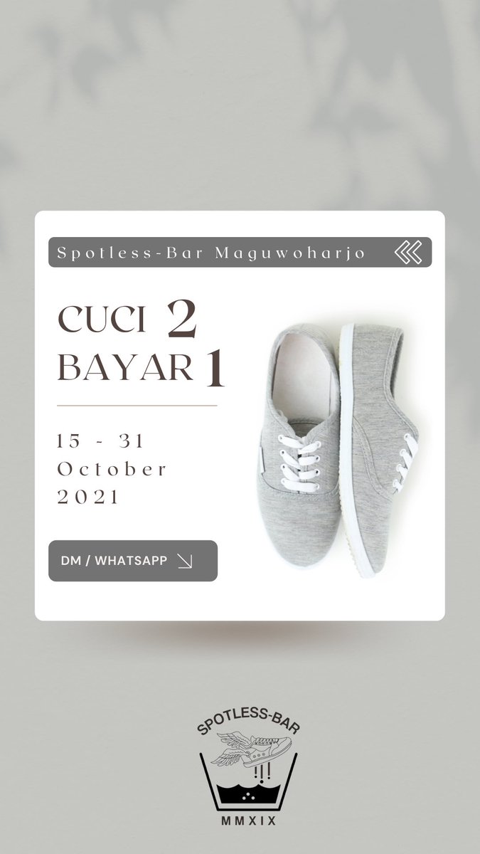 Sini kujemput sepatumu yg kotor itu 😋