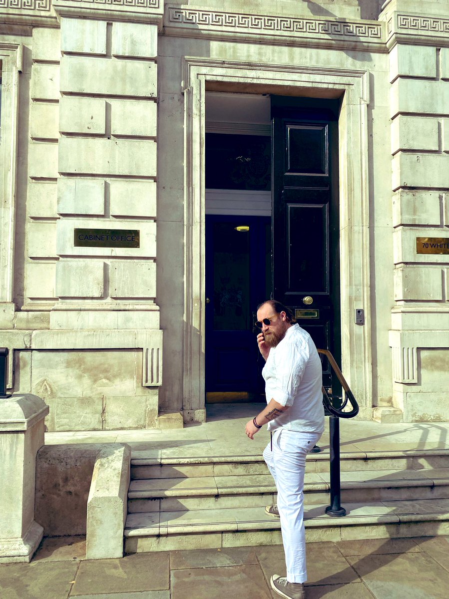 Just heading in for a #BandMeeting