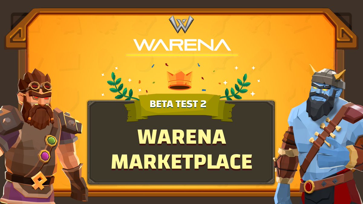 WarenaOfficial's tweet photo. Warena Marketplace is up!

Let's visit Warena's marketplace and buy your NFT Warrior! You can use this warrior to play in your beta testing.

👉 Instruction to claim $RENA: https://t.co/HBJLkdUGFw

🛒 Visit our Marketplace https://t.co/1CE3ywLVCH &amp; choose your favorite character! https://t.co/SvmXbXUOw2