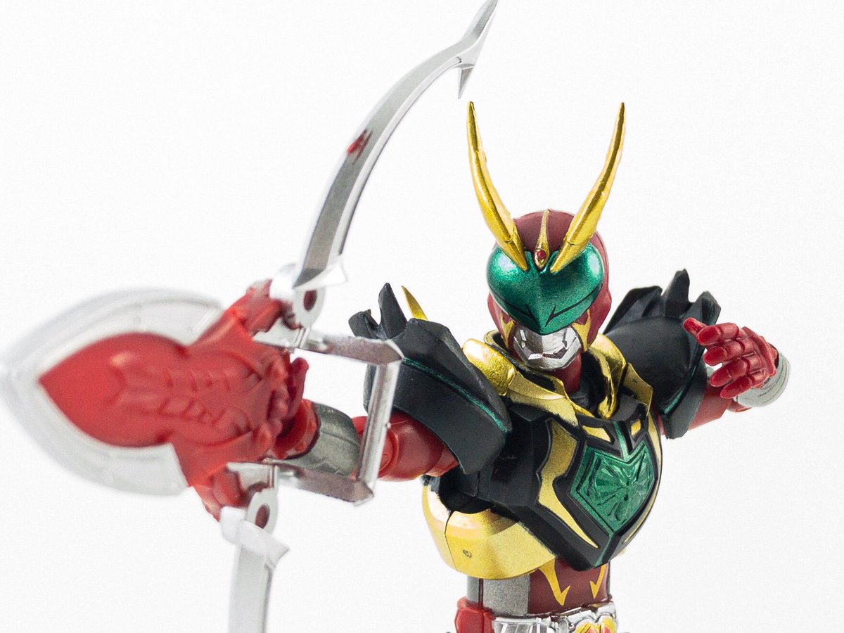 SHODO 仮面ライダーワイルドカリス 可動フィギュアにあまり恵まれない
