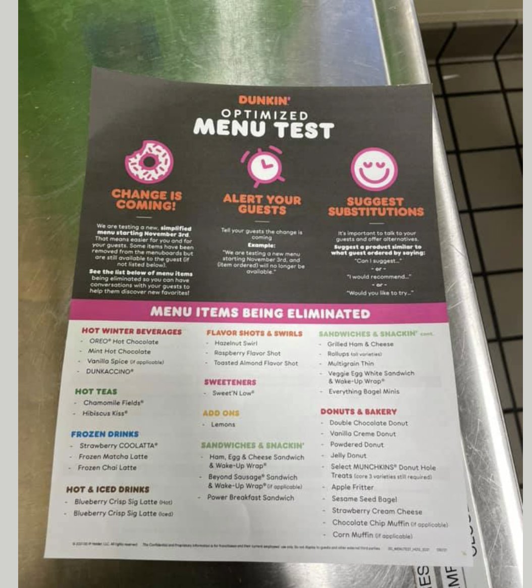 Luke5494's tweet photo. @dunkindonuts is this real?!? https://t.co/qll1SsSxh6