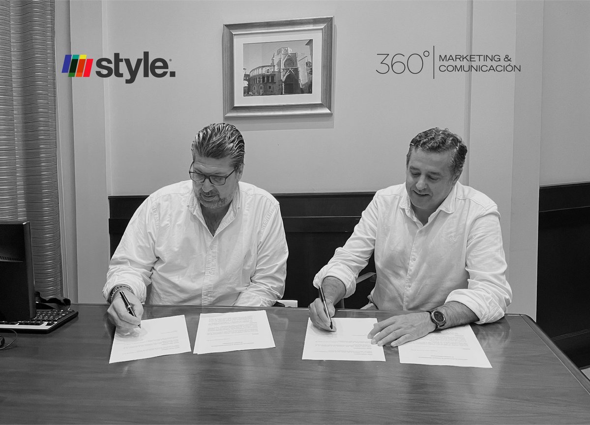 StyleGroup_'s tweet image. We are happy to communicate that @StyleGroup_  becomes shareholder of @360GradosMC and @AlvaroAles CEO and founder of this agency, becomes the new Marketing and Communications Director of @Style" #Marketing #Communications #Style #Appointment.
