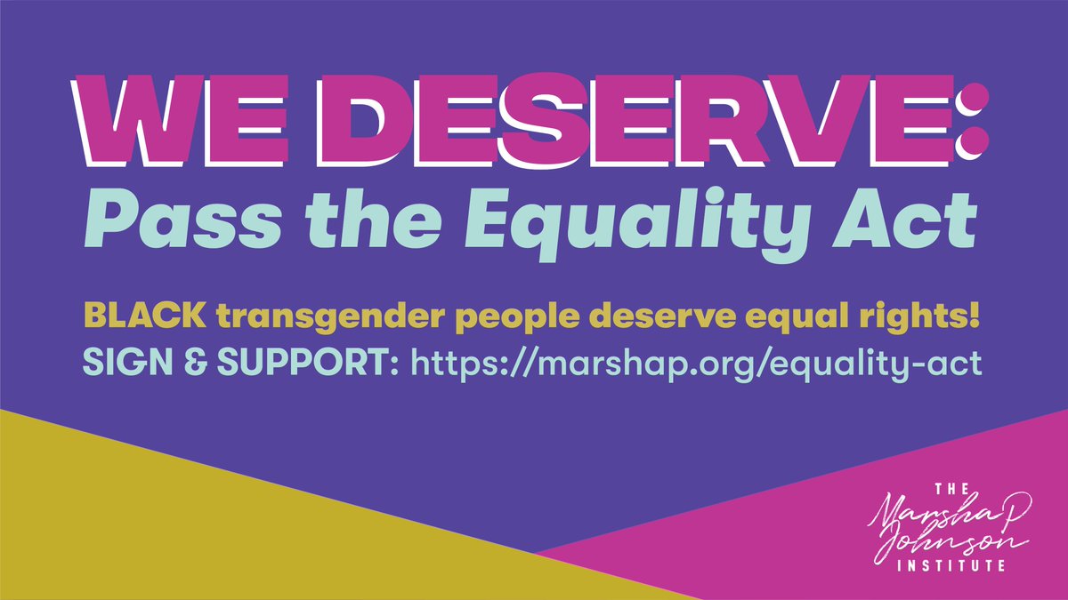 UJCSexWorkers's tweet photo. We stand with the @MPJInstitute & urge Congress to pass the Equality Act to include sustainable investment & policy interventions that center BLACK transgender people.
Learn more: https://t.co/toSQC7xyAQ
#WeDeserve
#PassTheEqualityAct
#MPJI https://t.co/Dqd9dcci7e