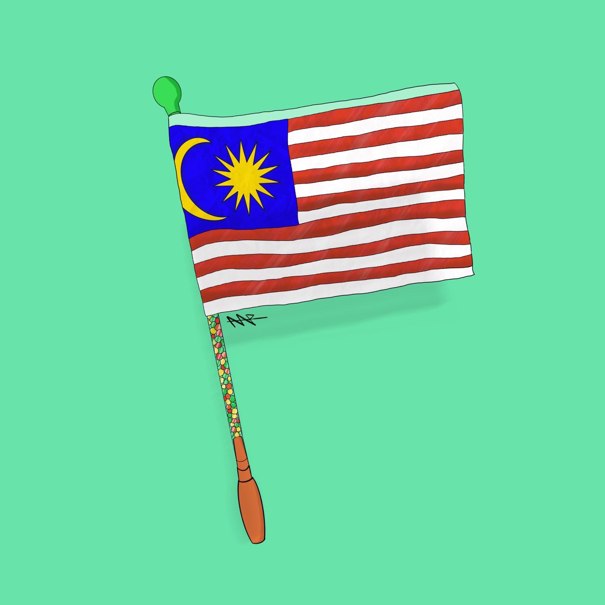 rawaknft's tweet photo. Rawak #0003 - Patriotic Childhood
#rawak #rawakNFT #illustration #art #artwork #artofinstagram #artoftheday #digitalart #digitalcryptoart #caricature #sketch #procreate #procreateart #nft #nftcommunity #nftcollector #nftmalaysia #eth #bsc #blockchain #malaysia https://t.co/Jj5gdL7NSW