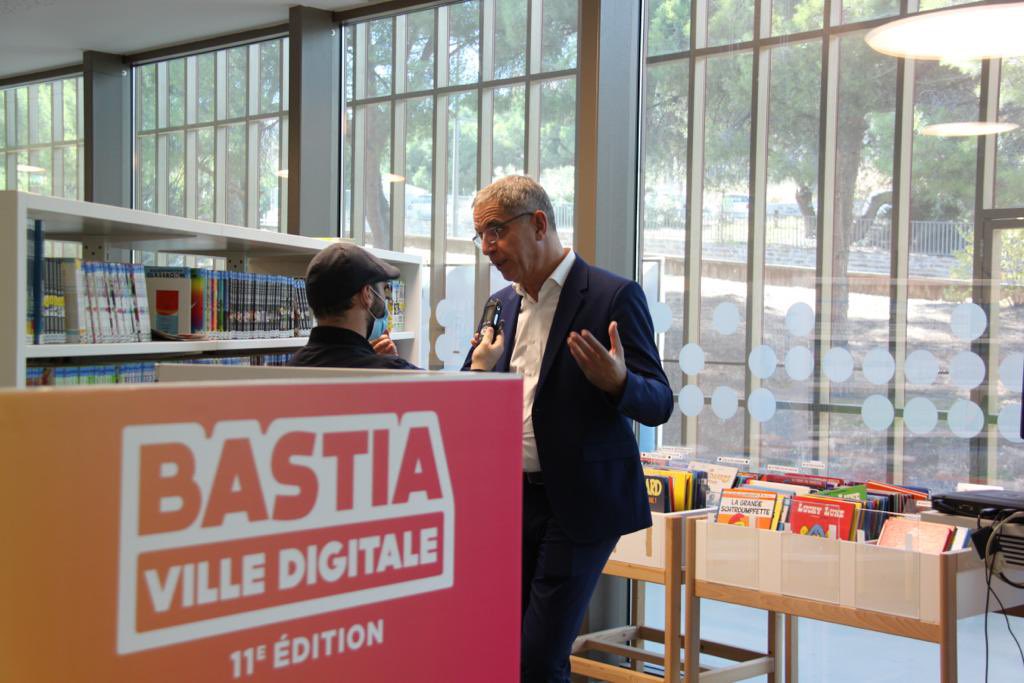 Cita_Bastia's tweet photo. 👾 Lancement de la 11e édition de #Bastia Ville Digitale à l’Alb’Oru ! 

👉 Ateliers, concerts, journées découvertes… Découvrez le programme de cette nouvelle édition : https://t.co/9c8HYQ1R9M https://t.co/uiD4h41S36