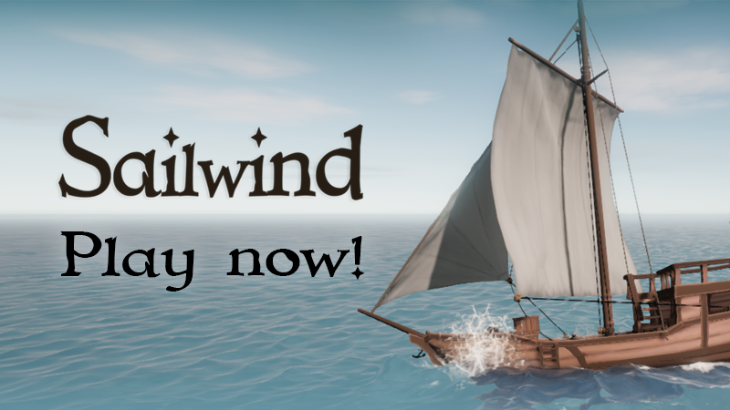 Sailwind early access is now officially released!

Get it on Steam:
store.steampowered.com/app/1764530/Sa…

Share bugs, feedback, suggestions, on our Discord:
discord.gg/u4C8RQG6X9

#Sailwind #indiegame #indiedev #gaming #sailing #Steam #indiedev #madewithunity