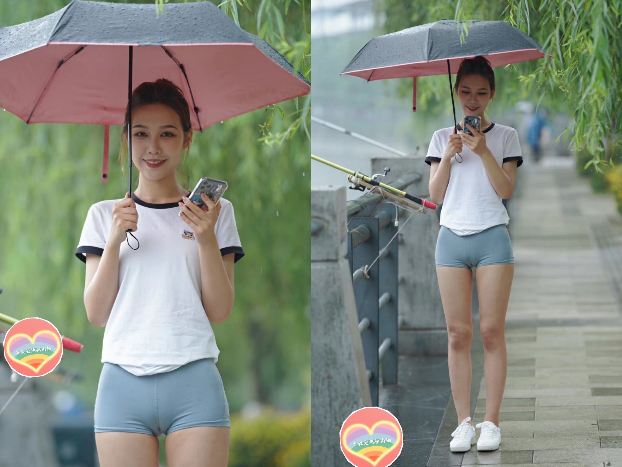 我爱热裤街拍on X: Yyyl-瑜伽裤女孩0935。今晚给你们介绍个新女孩，这件瑜伽裤很适合她，骆驼趾完全展现出来了。很美的形状哦。穿去路上给路人看个够吧。  t.coQa9gaSmdf2  X