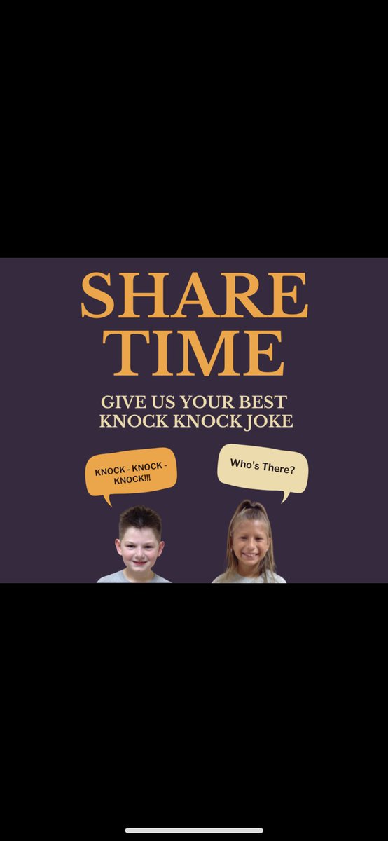 Tell us your favorite knock knock joke!!