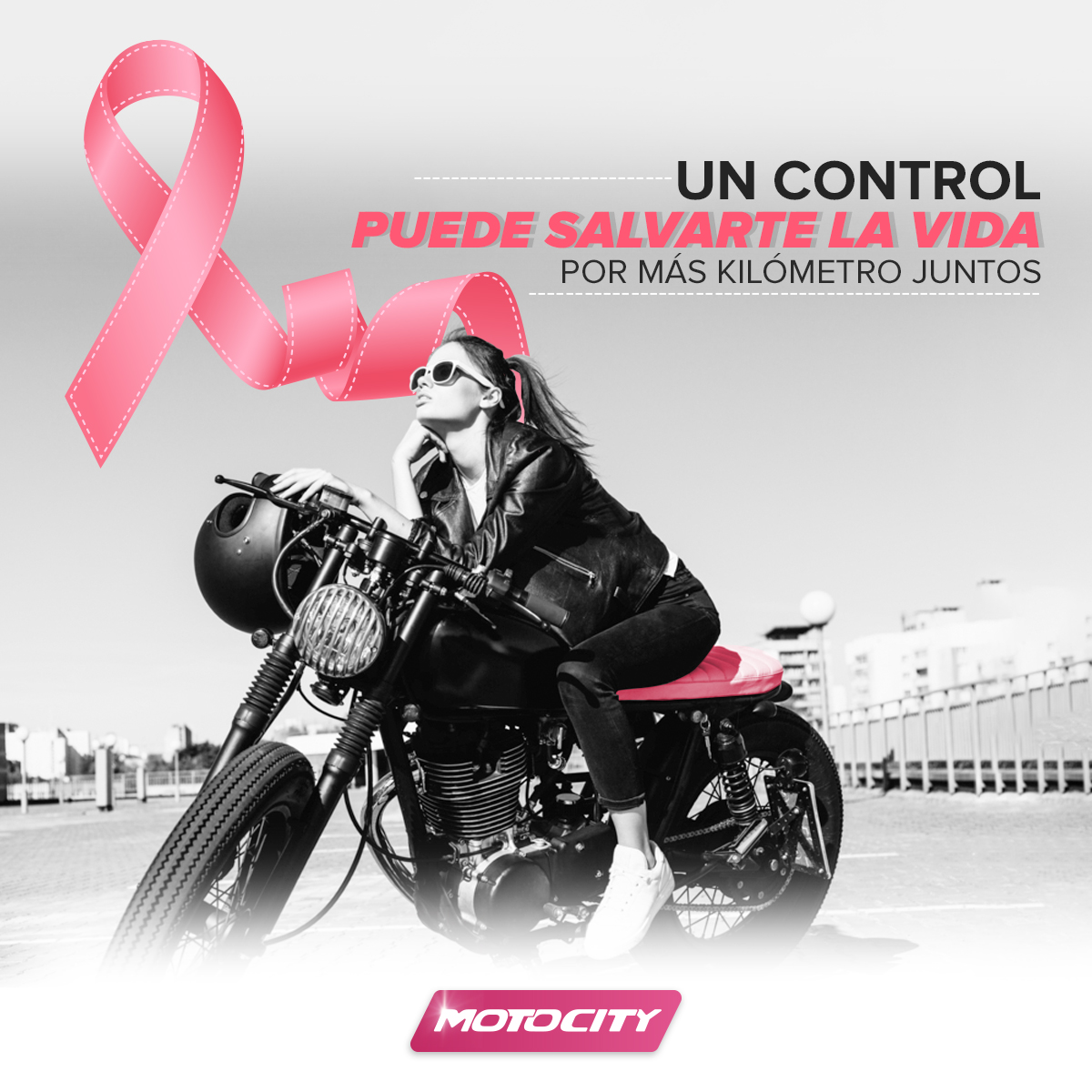 motocitysv's tweet photo. Queremos recorrer más kms. contigo, por eso nos sumamos a la celebración del Día Internacional de la Lucha contra el Cáncer de Mama, con el objetivo de crear conciencia y promover que cada vez más mujeres accedan a controles, diagnósticos y tratamientos oportunos y efectivos. https://t.co/ip4qEcHlRe