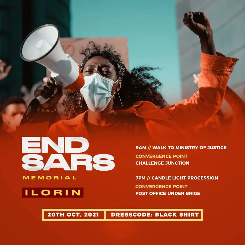 SaharaReporters's tweet photo. Plans For #EndSARS Memorial Protests Gain Momentum In Oyo, Adamawa, Rivers, UK, Canada, Others As Organisers Release Details  | Sahara Reporters https://t.co/0vgB7lgAm6
#EndSARSMemorial https://t.co/zcYhYEId4Z