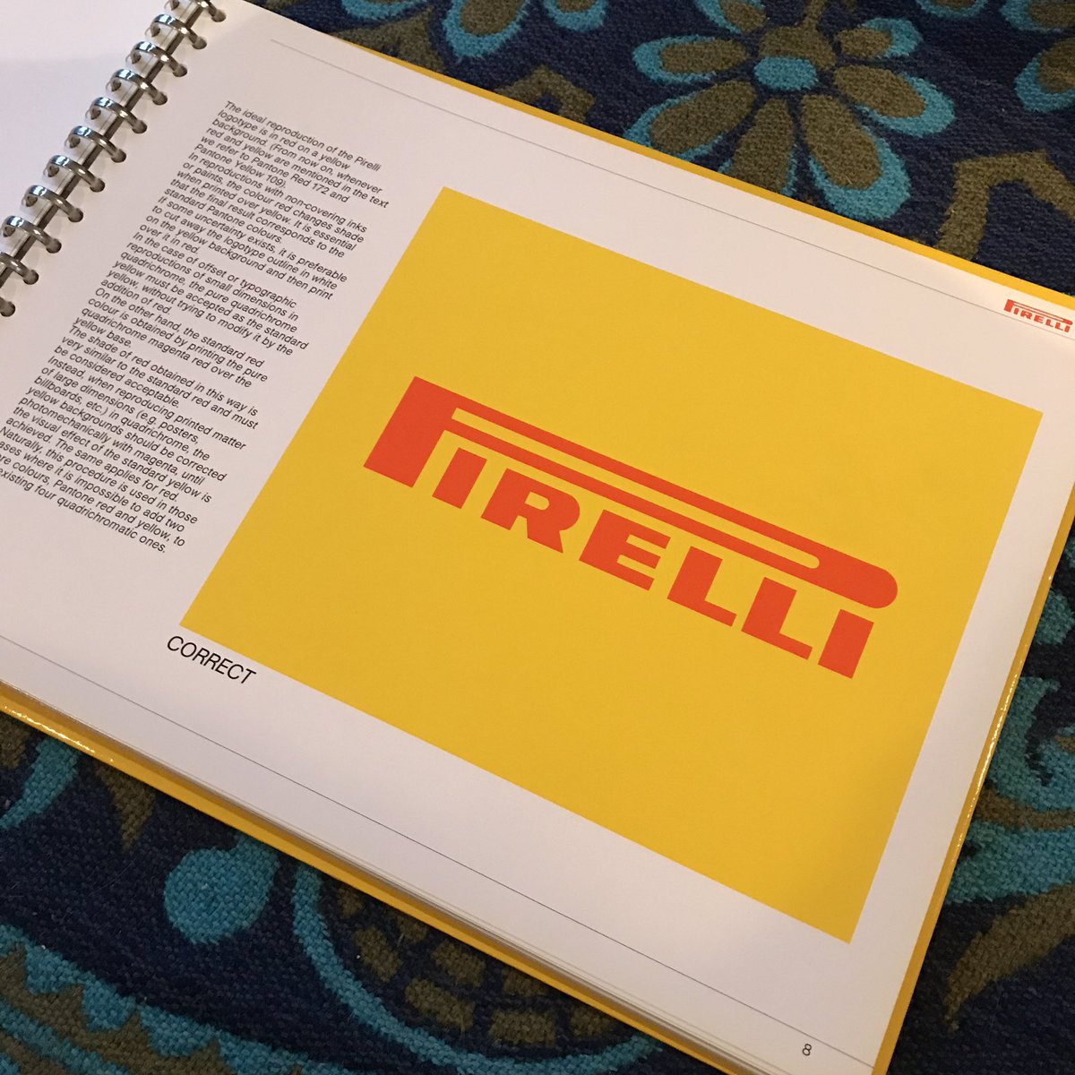 ThePrintArkive's tweet photo. Today’s delivery, and another one for the collection:
Pirelli Design Manual
Agenzia Centro
December 1982
#graphicdesign #designinspiration #typography #visualidentity #graphicstandards #guidelines #brandguidelines #logo #identityguidelines #identitymanual @Pirelli #pirelli https://t.co/9597NRo0QS