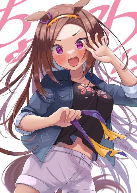 照れ顔大好きです #絵柄が好みって人がいればいいなぁ 