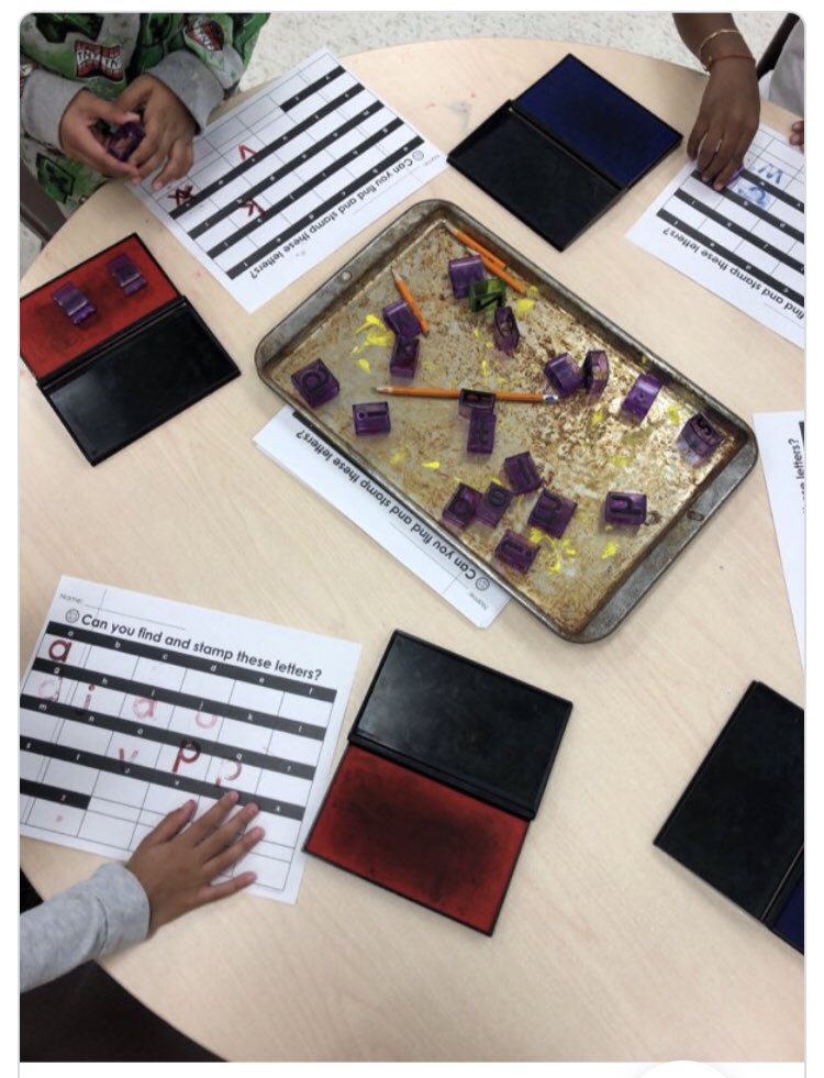 We are exploring our numbers and letters!