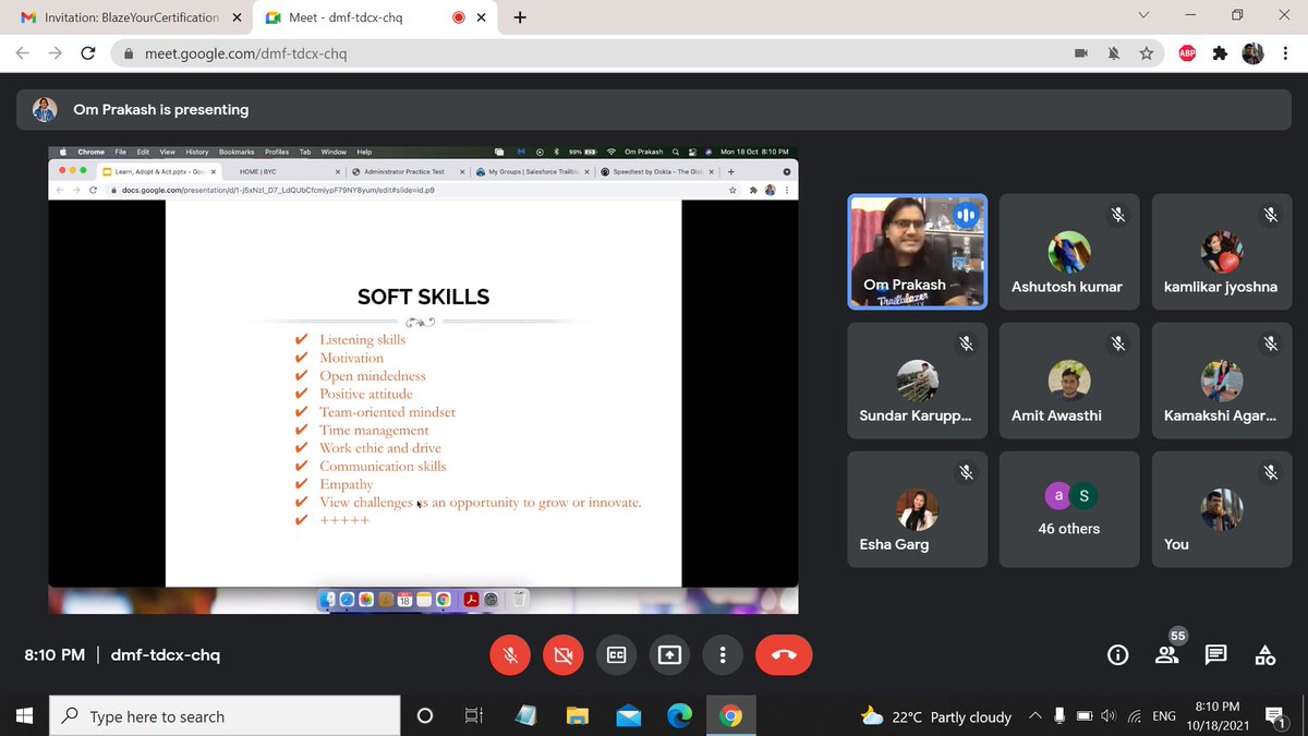 I_am_SachinJha's tweet photo. Season 11 of @sf_BYC has Started, Thanks @TrailblazerEsha @arpitvijay95  for giving us such kind of session and @omprakash_it that was great inspiring story..
#TrailblazerCommunity https://t.co/EXHWwahCQT