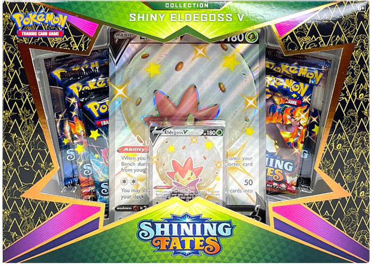 Alexand96903489's tweet photo. Shining Fates Eldegoss box giveaway when we hit 100 subs on YouTube!!! https://t.co/q1hZCuAHOB    #pokemon #tcg #tcgo #giveaway #codecards https://t.co/Mqvy9fWNIl