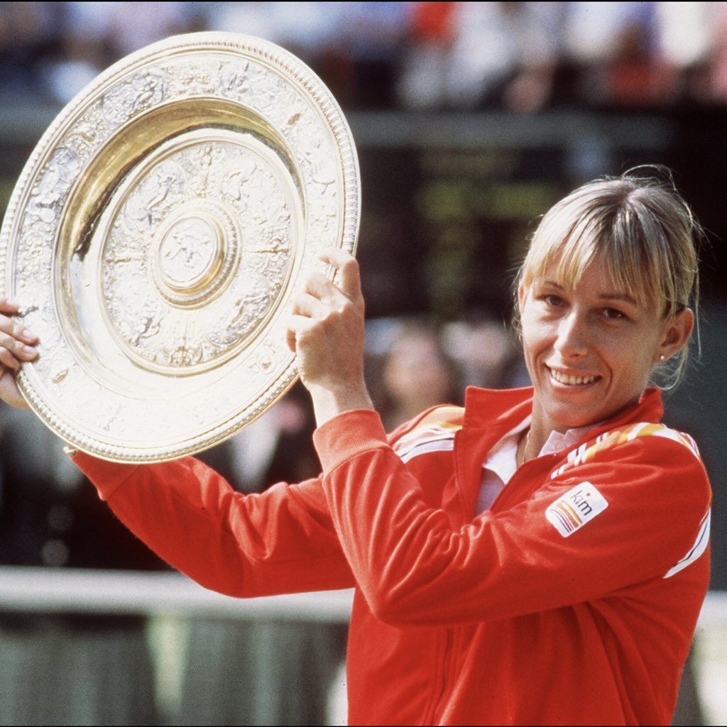usta's tweet image. Martina Navratilova has too many incredible stats for one tweet, but here’s a few: 

▫️ 59-time major champion 
▫️ 26-time major finalist 
▫️ 369 career titles 

Happy Birthday, @Martina! 🥳