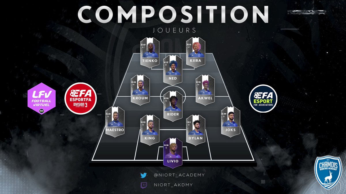 Les XI guerriers de ce soir ⚔️💙🤍