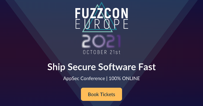 CI_Fuzz's tweet photo. 3 days left until #FuzzConEurope. Register today!

#AppSec #Conference #SecurityTesting #Fuzzing
