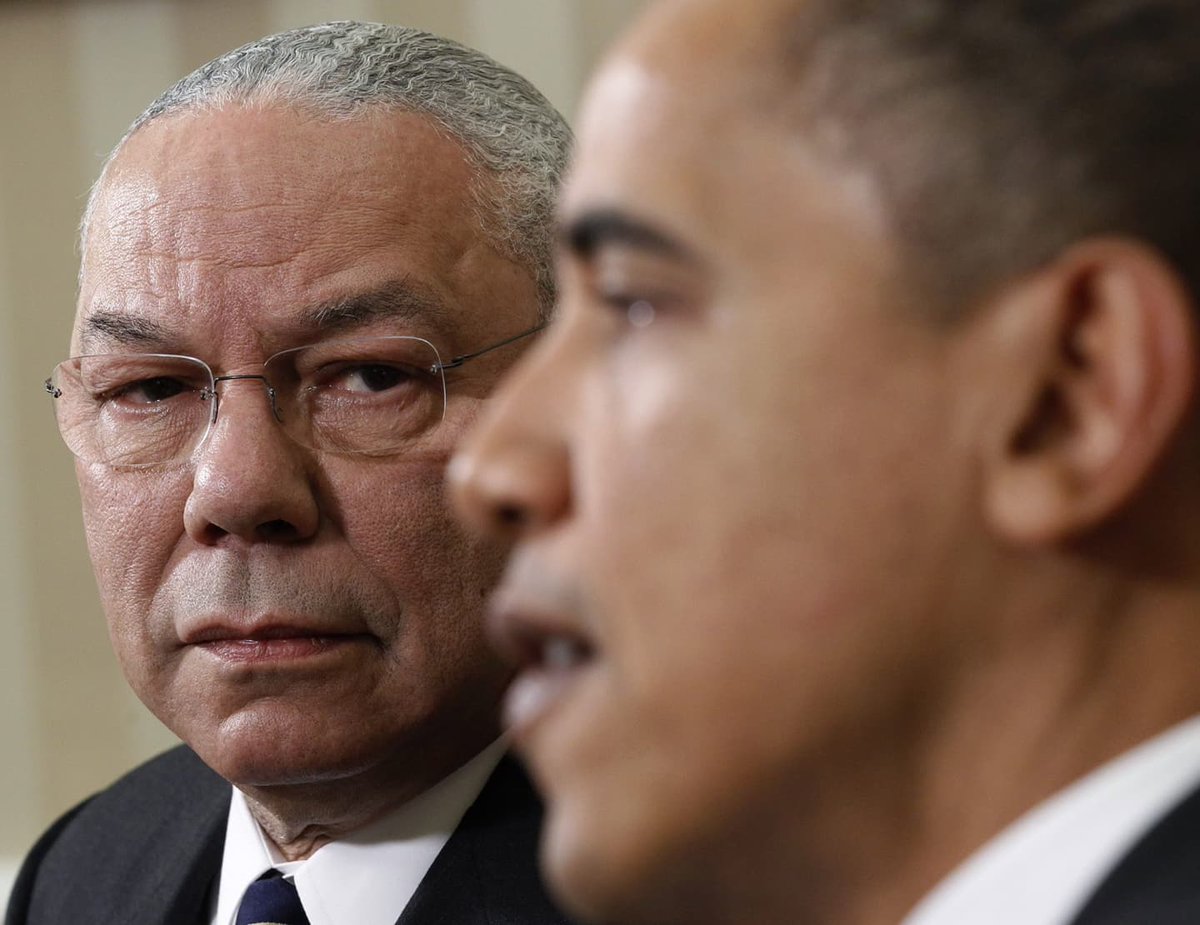 RonyDelgarde's tweet photo. BREAKING: I am #heartbroken. Colin Powell has died of Covid-19. The first Black US secretary of state, he helped shape foreign policy in several Republican administrations. 
#RIPColinPowel #RIPColin
#POTUS #POTUS41 #POTUS42 #POTUS43 #potus44
#POTUS45 
 @POTUS #USA #World https://t.co/FHZ4Hh77Pb