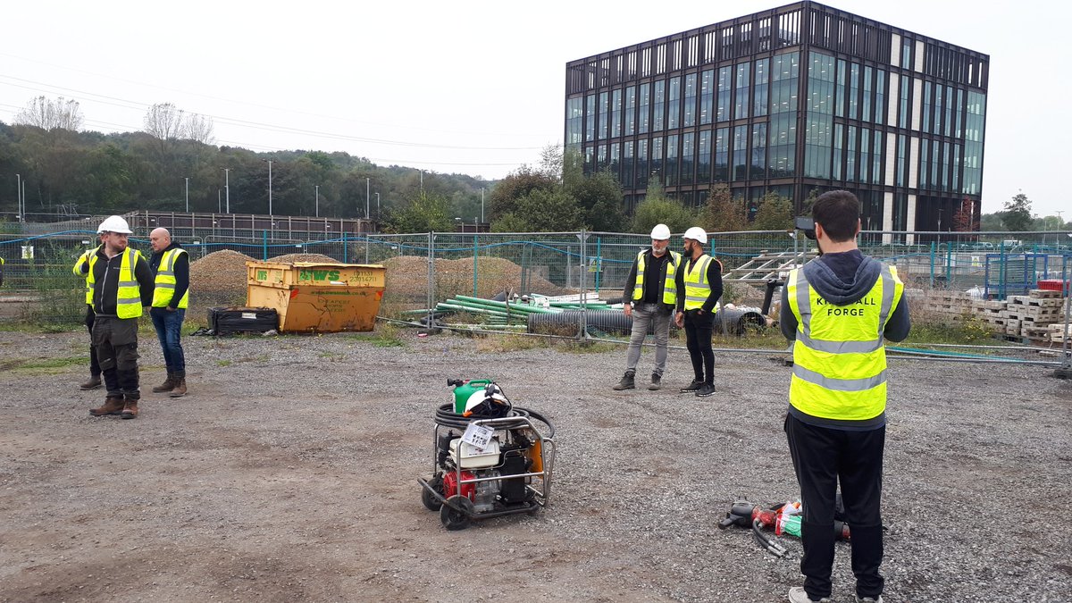 Great day filming with <a href="/RAMFilmsUK/">RAM Films</a> at <a href="/KirkstallForge/">Kirkstall Forge</a> today. 
Watch this space for the launch of our #Letstalkrealskills film 🎬 that will showcase the pilot project in #Construction that helps get people the skills they need #SiteOperative #ESF #collaboration
