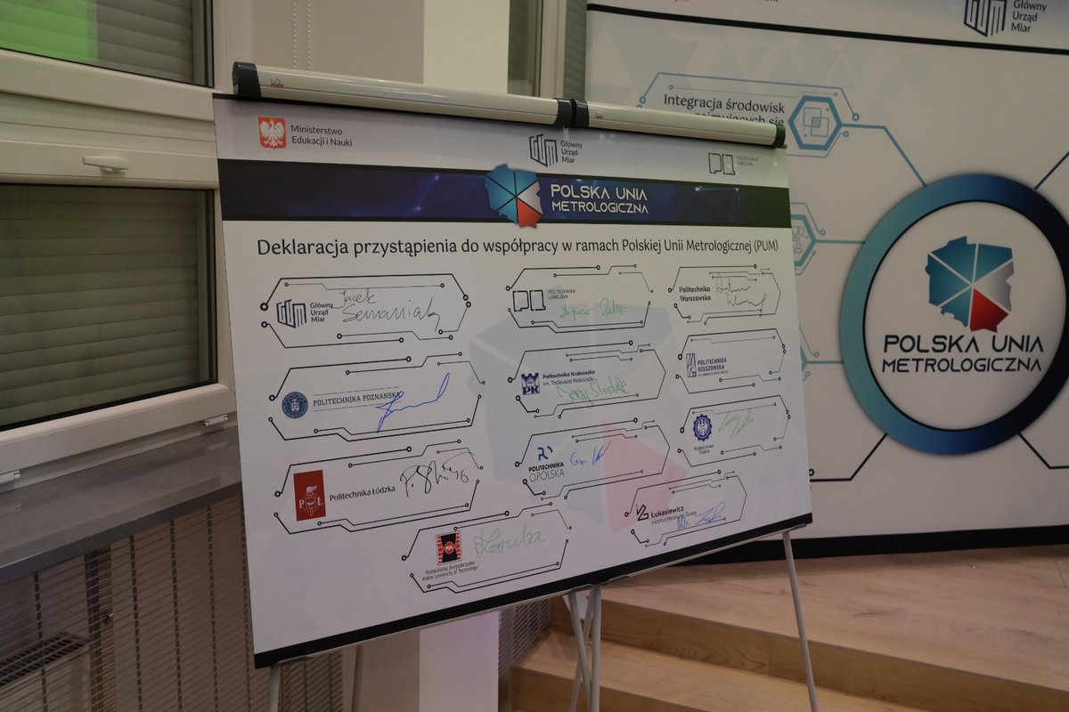 MEN_GOVPL's tweet photo. Dzięki współpracy @MEIN_GOV_PL i @gumgovpl został utworzony program ministra pod nazwą "Polska Unia Metrologiczna". Dziś w @pollub_lublin minister @CzarnekP ogłosił, że nabór wniosków rozpocznie się 2 listopada. Budżet programu to 2⃣0⃣ mln złotych. https://t.co/j0BfI388Ap